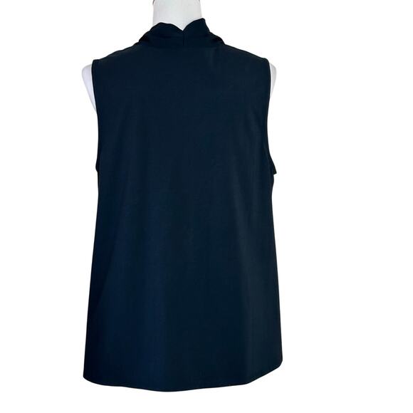 Soft Surroundings Martina Women's V-Neck Pleated Sleeveless Tank Sz L NWT - Picture 2 of 10